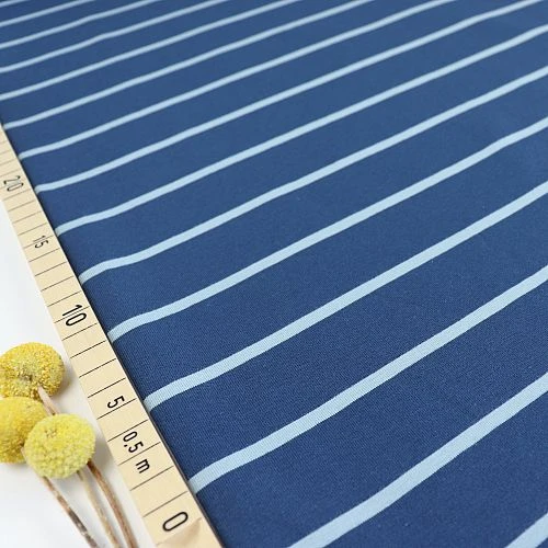 Bio Jersey Stoff Streifen Jeansblau Streifenjersey 1 Bio Jersey Stoff Streifen Jeansblau Streifenjersey