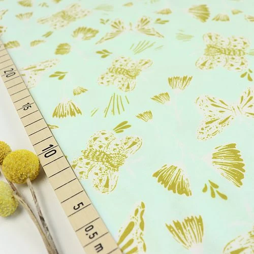 Bio Jersey Stoff Sweetly Sings Golden In Hellmint Von Art Gallery Fabrics 1 Bio Jersey Stoff Sweetly Sings Golden In Hellmint Von Art Gallery Fabrics