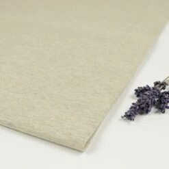 Bio Jersey Stoff Uni Tobago Beige Meliert Stoffonkel