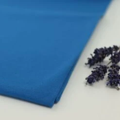 Bio Jersey Stoff Uni Blau