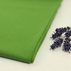 Bio Jersey Stoff Uni Dunkelgrün