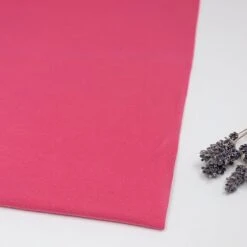 Bio Jersey Stoff Uni Himbeer Stoffonkel