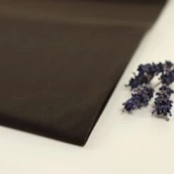 Bio Jersey Stoff Uni Kaffee Braun