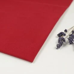 Bio Jersey Stoff Uni Kirsche Rot Stoffonkel