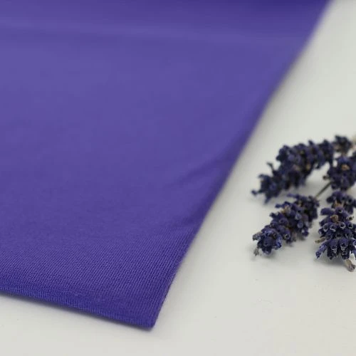 Bio Jersey Stoff Uni Lila 1 Bio Jersey Stoff Uni Lila