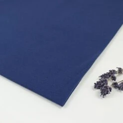 Bio Jersey Stoff Uni Marineblau Stoffonkel