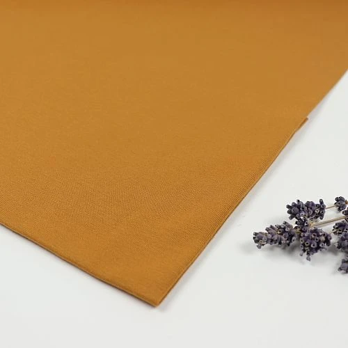 Bio Jersey Stoff Uni Messing Stoffonkel 1 Bio Jersey Stoff Uni Messing Stoffonkel