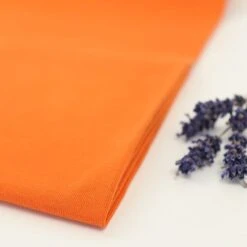 Bio Jersey Stoff Uni Orange