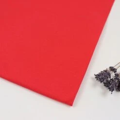 Bio Jersey Stoff Uni Poppy Von Stoffonkel