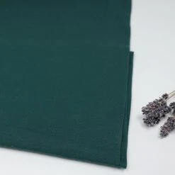 Bio Jersey Stoff Uni Smaragd Grün Stoffonkel