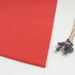 Bio Jersey Stoff Uni Tomatenrot Stoffonkel