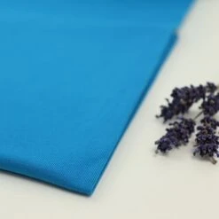 Bio Jersey Stoff Uni Türkis Blau