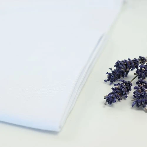 Bio Jersey Stoff Uni Weiß 1 Bio Jersey Stoff Uni Weiß