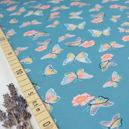 Bio Popeline Baumwollstoff A Flutter Von Monaluna 1 Bio Popeline Baumwollstoff A Flutter Von Monaluna