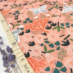 Bio Popeline Baumwollstoff Alice Holt White Aus Der Serie Stockbridge Von Cloud9