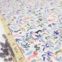 Bio Popeline Baumwollstoff Bountiful Forest Aus Der Serie Garden Of Eden Von Cloud9