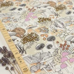 Bio Popeline Baumwollstoff Forest Floor Aus Der Serie Into The Woods Von Cloud9
