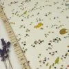 Bio Popeline Baumwollstoff Meadow Run Weiß Von Birch Fabrics