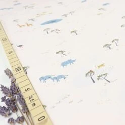 Bio Popeline Baumwollstoff Precious Kingdom Aus Der Serie Garden Of Eden Von Cloud9