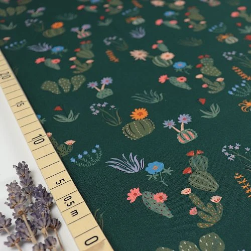 Bio Popeline Baumwollstoff Prickly Florals Aus Der Serie Arid Wilderness Von Cloud9 1 Bio Popeline Baumwollstoff Prickly Florals Aus Der Serie Arid Wilderness Von Cloud9