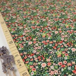 Bio Popeline Baumwollstoff Woodland Forest Emerald Von Monaluna