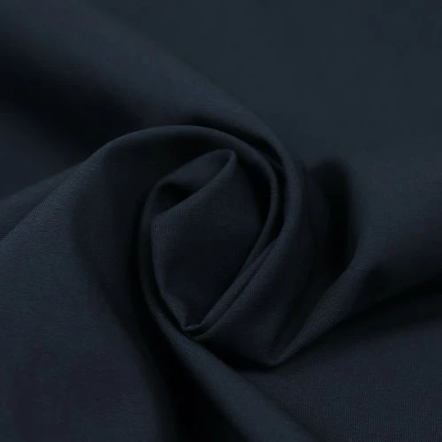 Uni Bio Popeline Candy Cotton In Navy Von Verhees 2 Uni Bio Popeline Candy Cotton In Navy Von Verhees – Bild 2