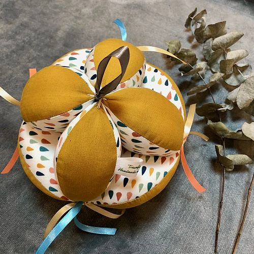 Uni Bio Popeline Candy Cotton In Ochre Von Verhees 2 Uni Bio Popeline Candy Cotton In Ochre Von Verhees – Bild 2