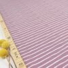 Bio Ringeljersey Stoff Good Vibes Stripes Woodrose Von Stoffonkel