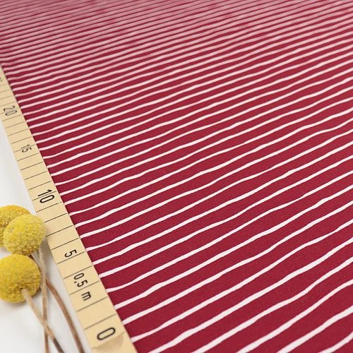 Bio Ringeljersey Stoff Good Vibes Stripes Kirsche Von Stoffonkel 1 Bio Ringeljersey Stoff Good Vibes Stripes Kirsche Von Stoffonkel