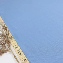 Bio Single Piqué Uni In Denim Von Fabrilogy