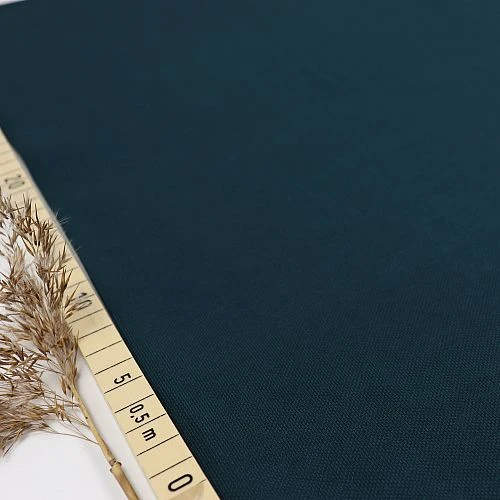 Bio Single Piqué Uni In Dunkelpetrol Von Fabrilogy 1 Bio Single Piqué Uni In Dunkelpetrol Von Fabrilogy