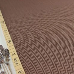 Bio Strickjacquard Fischgrät Cafe Au Lait Von Stoffonkel