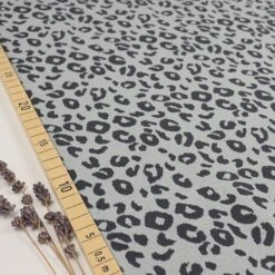 Bio Strickjacquard Leo In Grau Von Stoffonkel