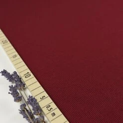 Bio Strickjacquard Rippenmuster Kirsche Von Stoffonkel