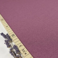 Bio Strickjacquard Rippenmuster Pflaume Von Stoffonkel