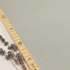 Bio Strickjacquard Rippenmuster Silver Green Von Stoffonkel