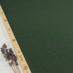 Bio Strickjacquard Rippenmuster Waldgrün Von Stoffonkel