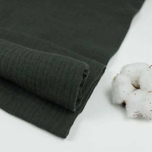 Bio Triple Gauze Uni In Dark Green Von Verhees 1 Bio Triple Gauze Uni In Dark Green Von Verhees
