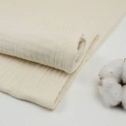 Bio Triple Gauze Uni In Ecru Von Verhees