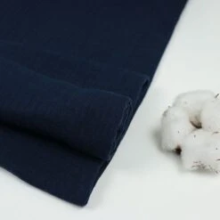 Bio Triple Gauze Uni In Navy Von Verhees