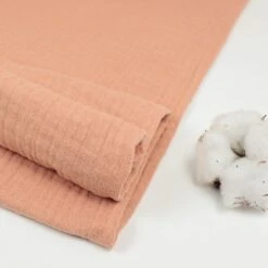 Bio Triple Gauze Uni In Peach Von Verhees