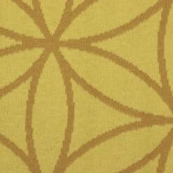 Bio Strickjacquard Blume Des Lebens In Mais Von Stoffonkel -TextilKreativ Verkaufsgeschäft Blume des Lebens in mais von 2009 2