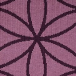 Bio Strickjacquard Blume Des Lebens In Pflaume Von Stoffonkel -TextilKreativ Verkaufsgeschäft Blume des Lebens in pflaume von 2010 2