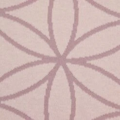 Bio Strickjacquard Blume Des Lebens In Woodrose Von Stoffonkel -TextilKreativ Verkaufsgeschäft Blume des Lebens in woodrose von 1930 2