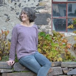 Organic Brushed Bio Piqué In Bordeaux Meliert Von Mind The MAKER -TextilKreativ Verkaufsgeschäft Bordeaux meliert von mind the MAKER 919 5