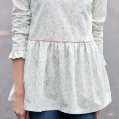 Bio Baumwollstoff Garden Grounds Budding Grün Von Art Gallery Fabrics -TextilKreativ Verkaufsgeschäft Budding Gruen von Art Gallery Fabrics 255 4