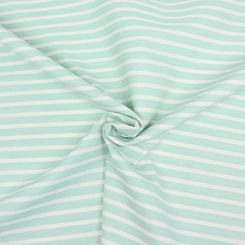 Bio Chambray Streifen Mintgrün Von Amandine Cha 2 Bio Chambray Streifen Mintgrün Von Amandine Cha – Bild 2