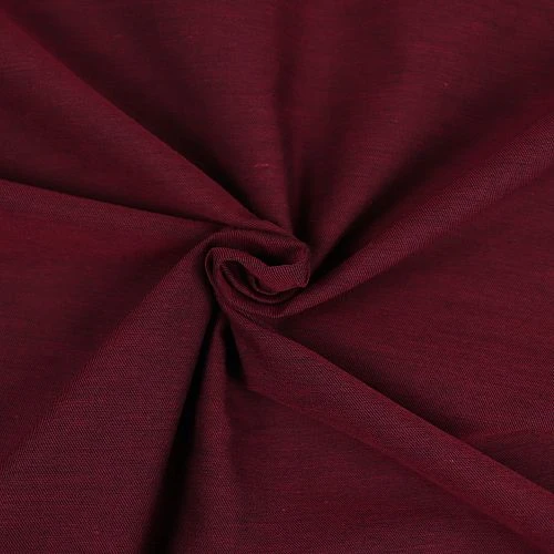 Bio Chambray Uni Burgunder Weinrot Von Amandine Cha 2 Bio Chambray Uni Burgunder Weinrot Von Amandine Cha – Bild 2