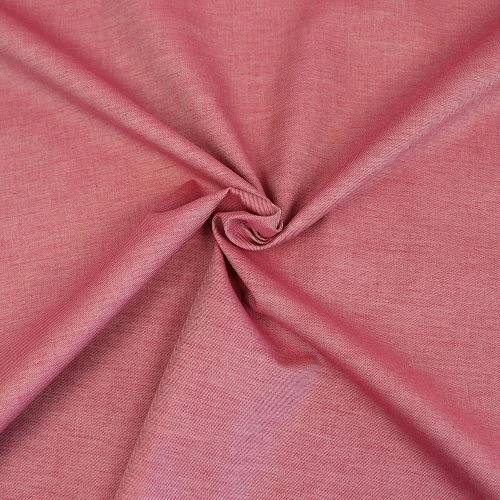 Bio Chambray Uni Kirschblüten Rot Von Amandine Cha 2 Bio Chambray Uni Kirschblüten Rot Von Amandine Cha – Bild 2