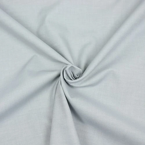 Bio Chambray Uni Wolkengrau Von Amandine Cha 2 Bio Chambray Uni Wolkengrau Von Amandine Cha – Bild 2